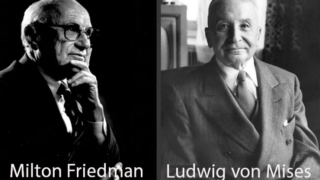 Friedman and Mises